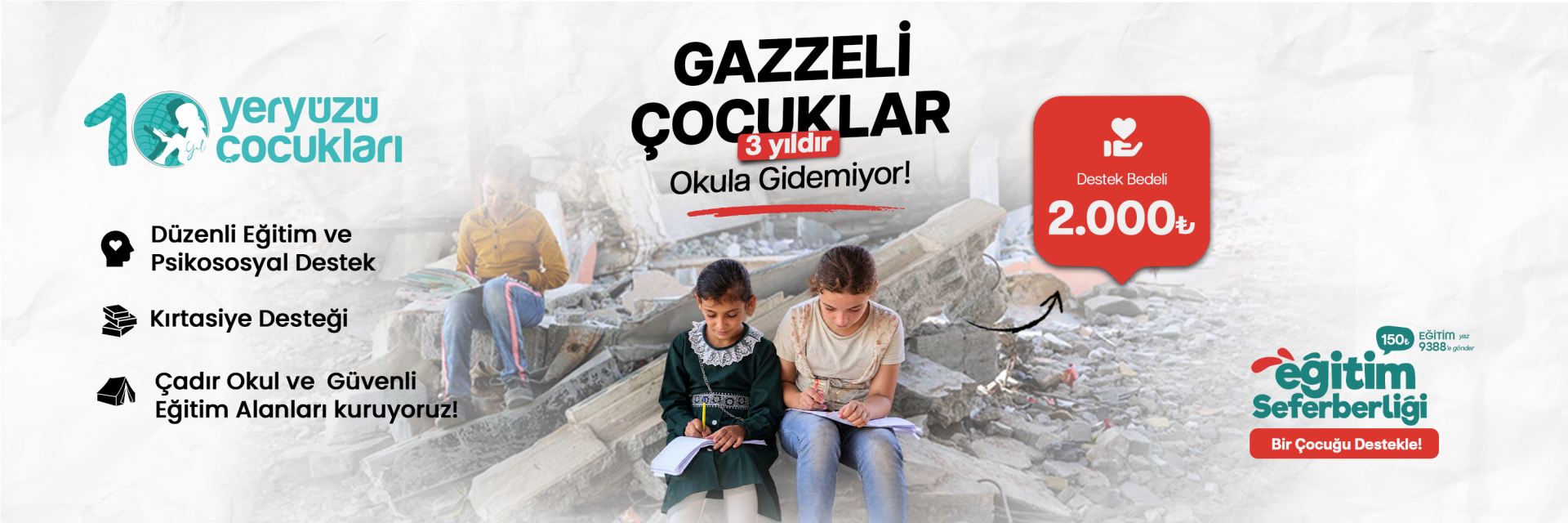 Gazze Eğitim Desteği