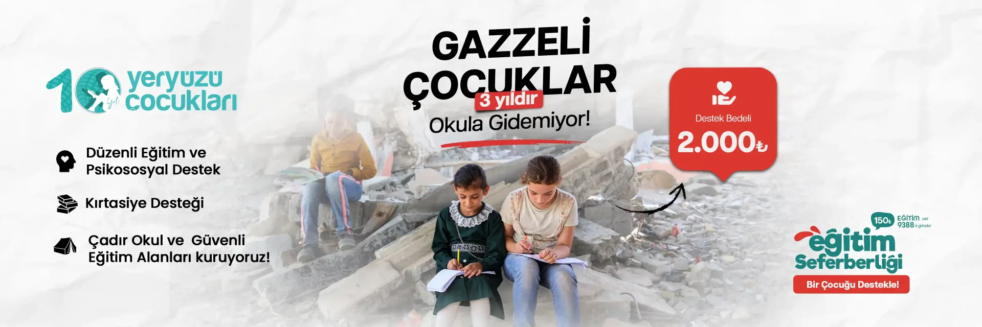 Gazze Eğitim Desteği