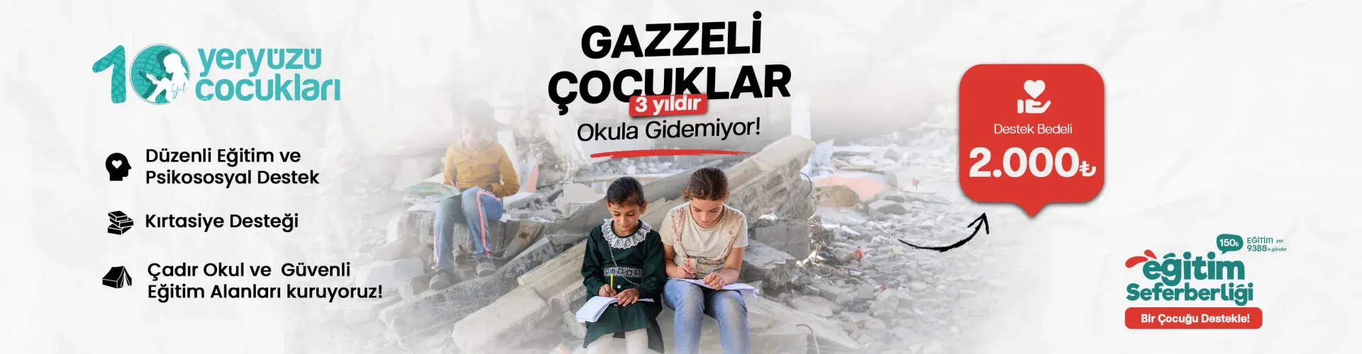 Gazze Eğitim Desteği